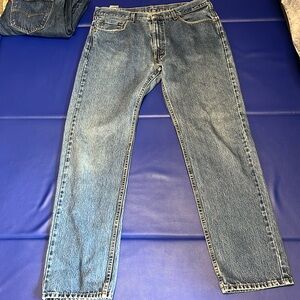 Levi's 505 straight leg jeans 40x36 tall mens